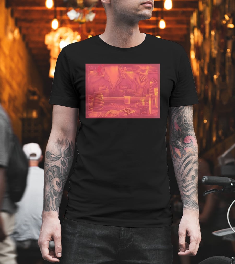 Johnny St Louis Missouri October 6 2020 Concert 100 Club Smoking Dice Beer Neon T-Shirt