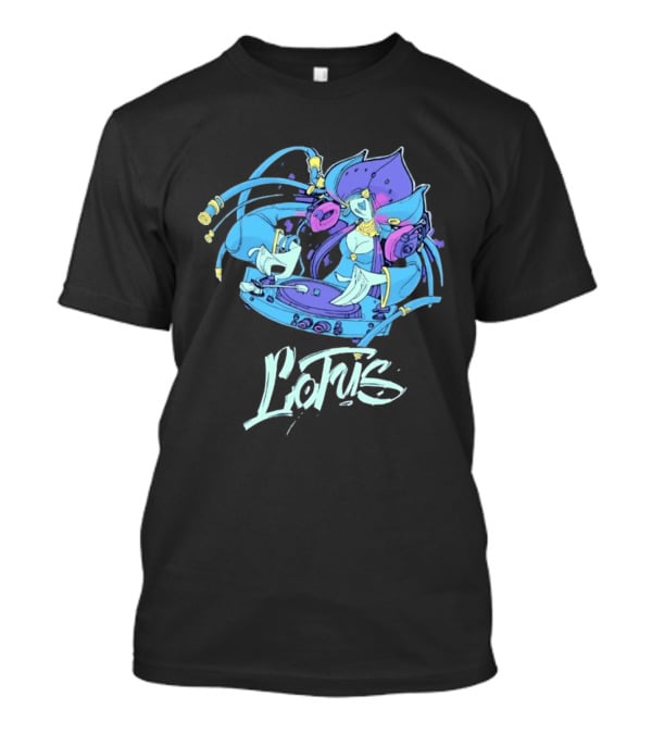 Lotus DJ Warframe Sci Fi Gaming T-Shirt