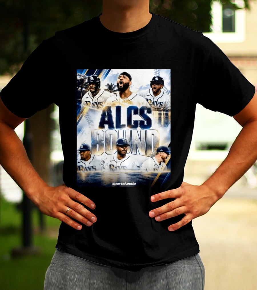 Tampa Bay Rays ALCS Bound Third Time Franchise History T-Shirt