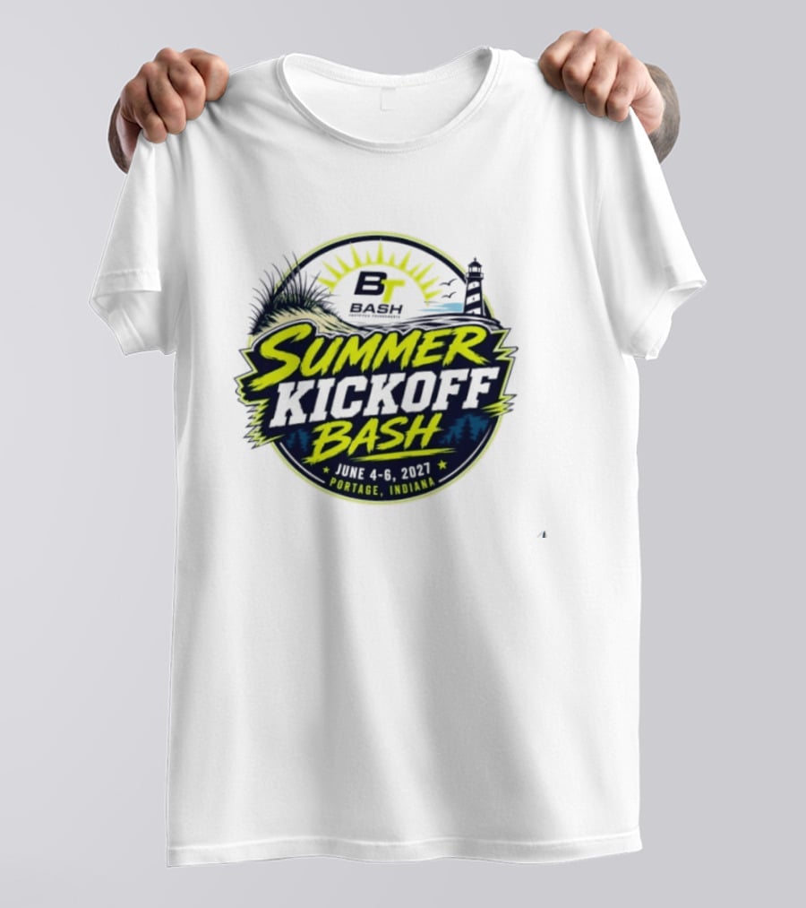 Portage Indiana Summer Kickoff Bash ET Bash Softball Event T-Shirt