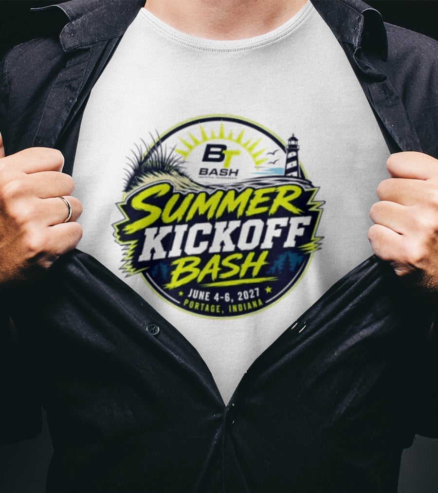 Portage Indiana Summer Kickoff Bash ET Bash Softball Event T-Shirt