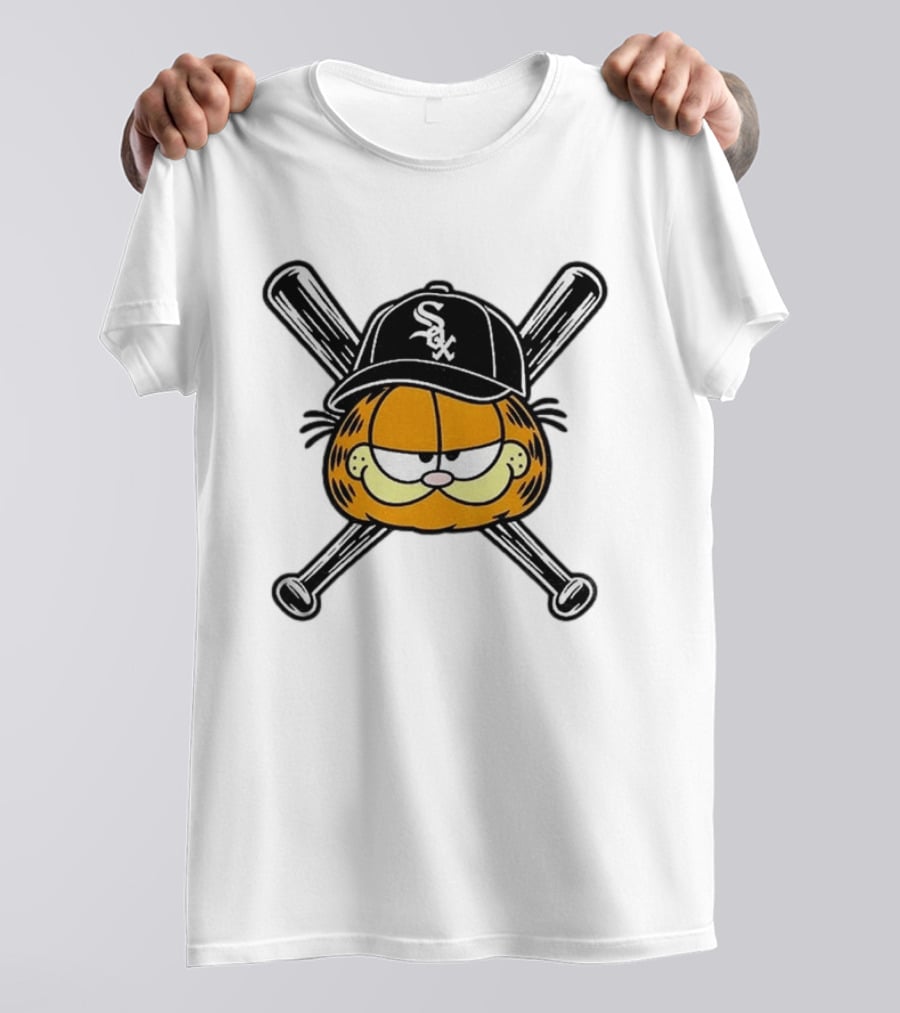 White Sox South Side Garfield Baseball T-Shirt