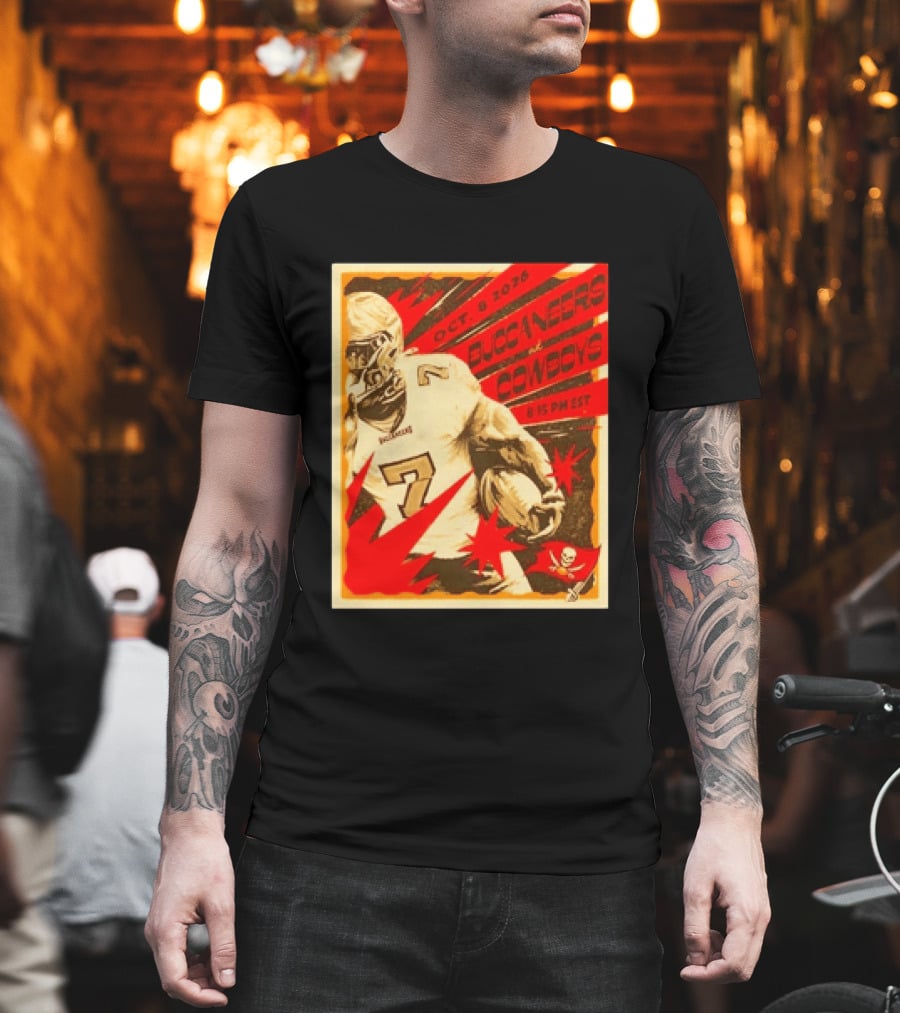 Buccaneers At Cowboys October 8 2026 8:15 PM EST T-Shirt