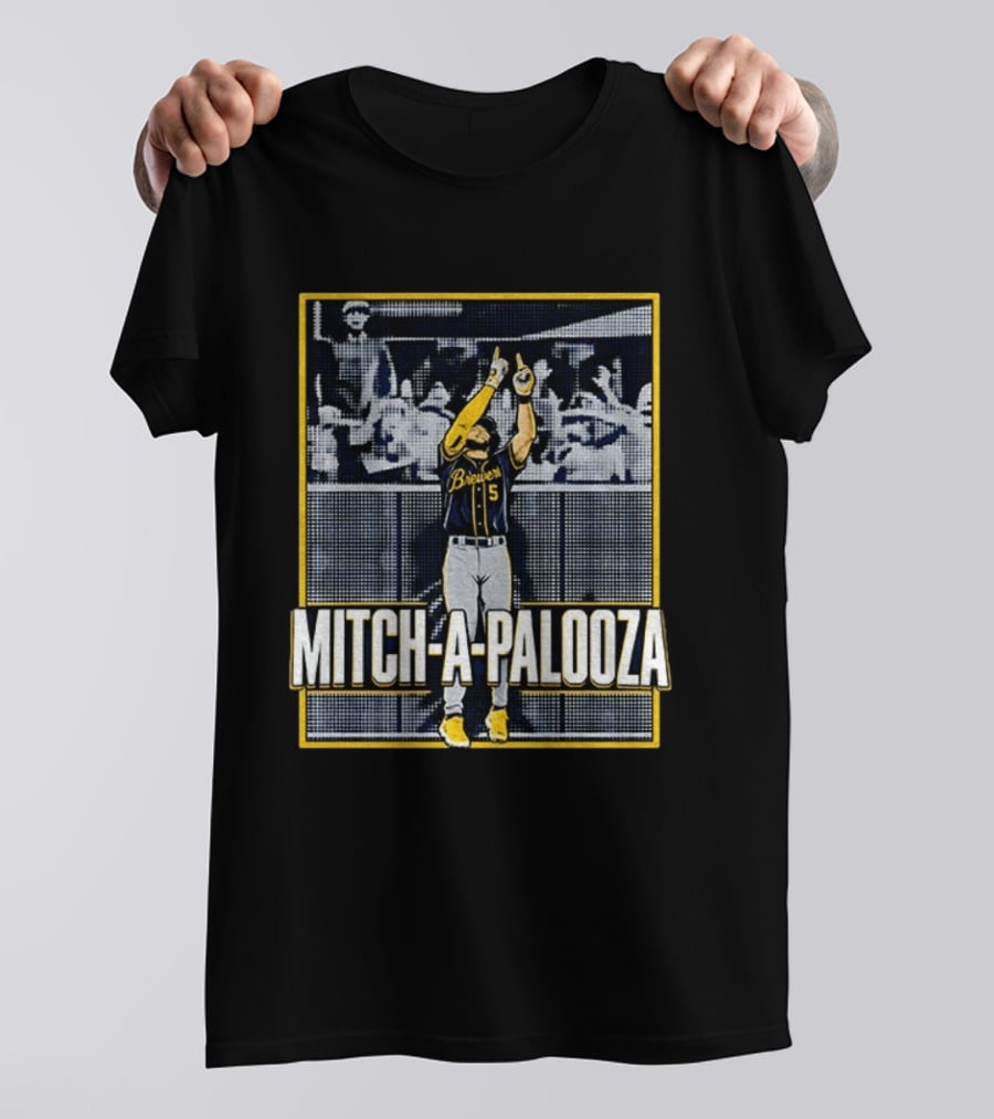 Mitch A Palooza Brewer Iconic Moment Celebration T-Shirt