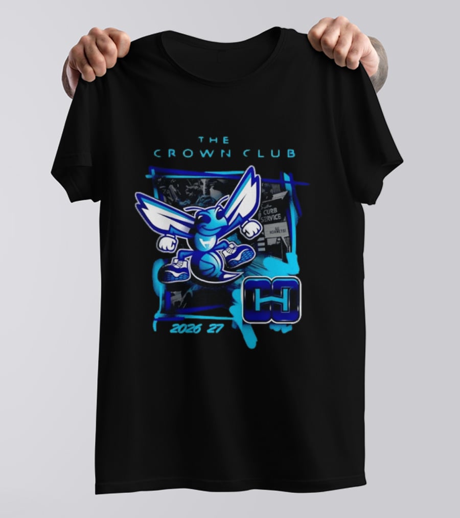 Charlotte Hornets The Crown Club 2026 27 Curb Service HH T-Shirt