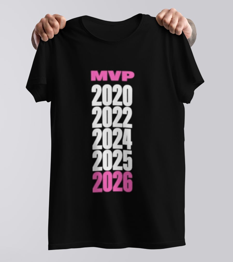 MVP 2020 2022 2024 2025 2026 Star Recognition T-Shirt