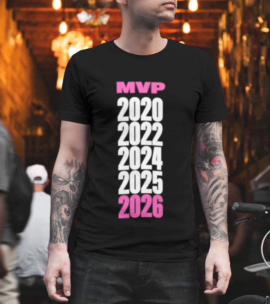 MVP 2020 2022 2024 2025 2026 Star Recognition T-Shirt