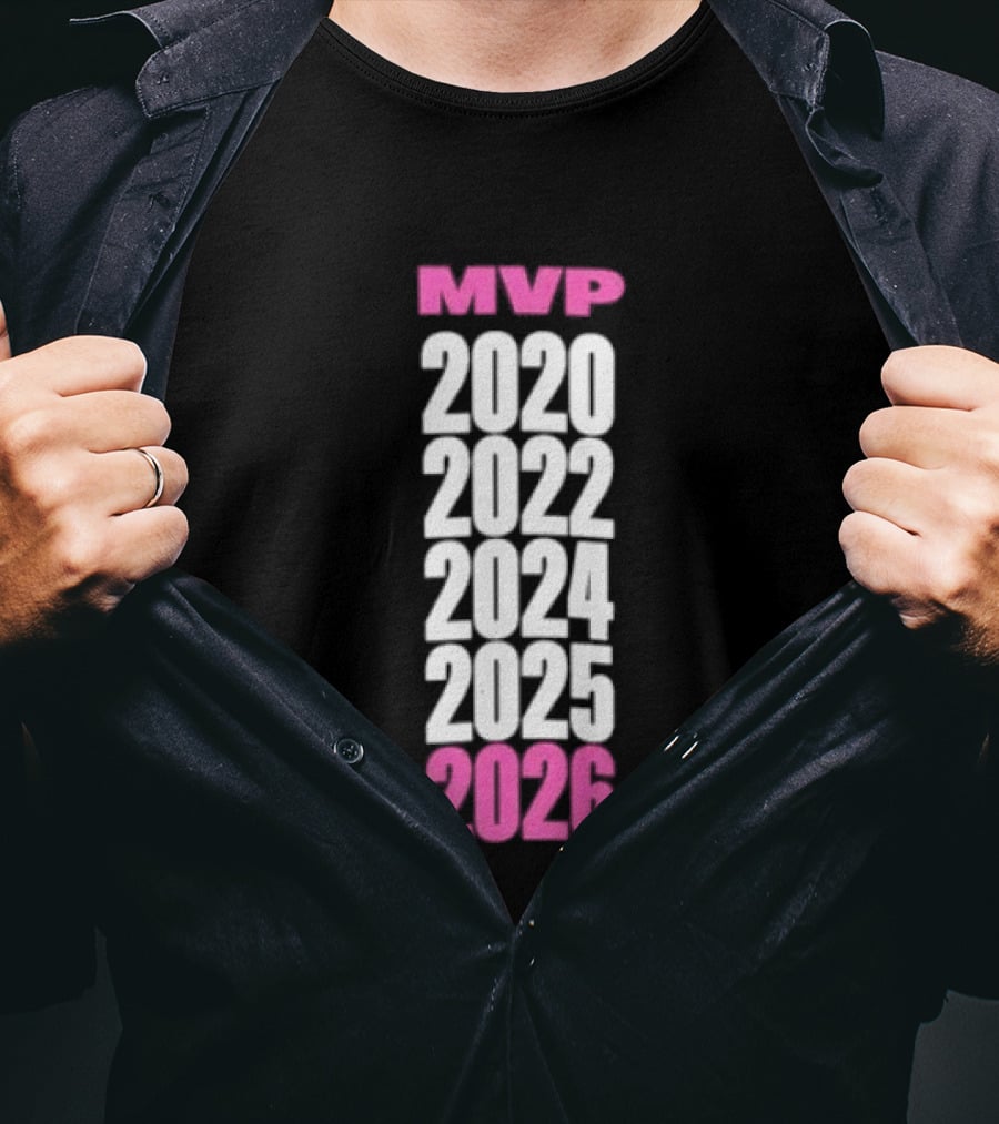 MVP 2020 2022 2024 2025 2026 Star Recognition T-Shirt