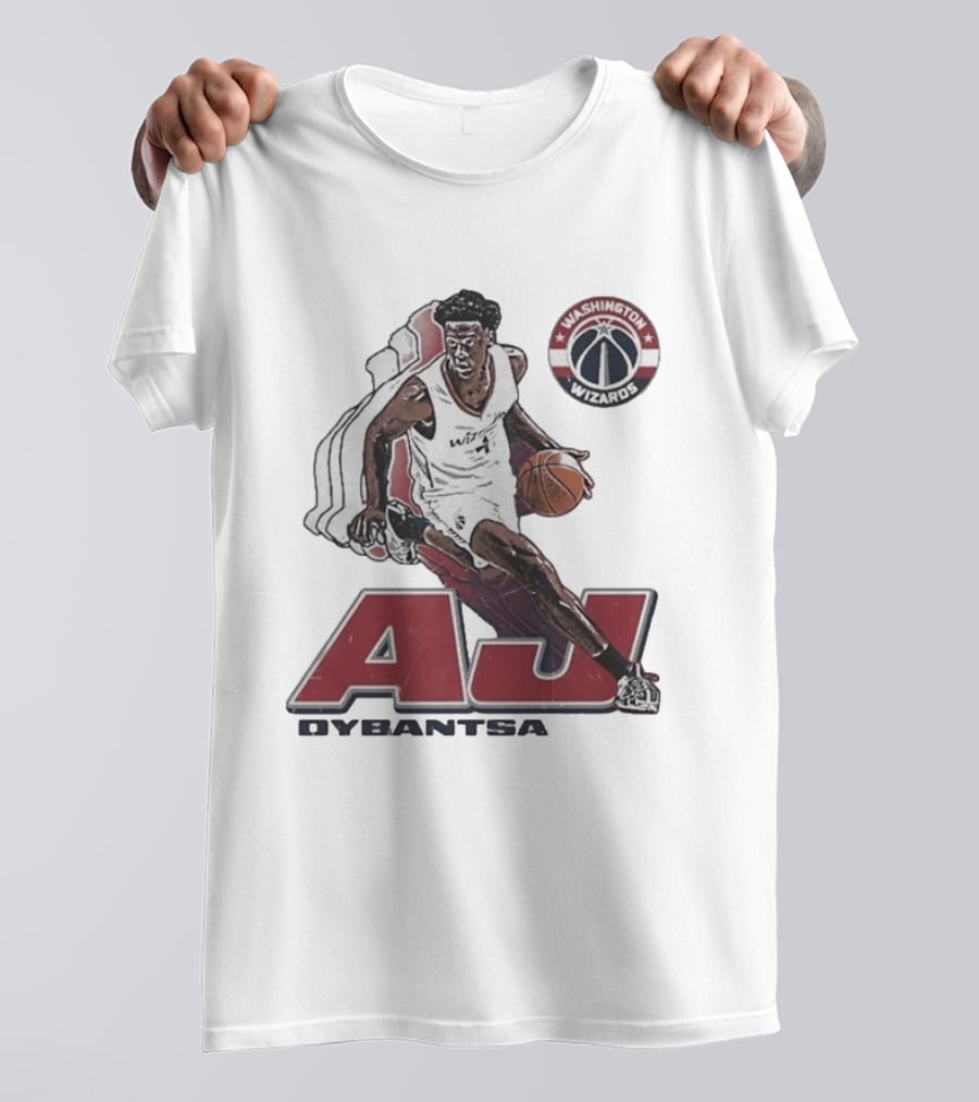 AJ Dybantsa Washington Wizards Basketball Star T-Shirt