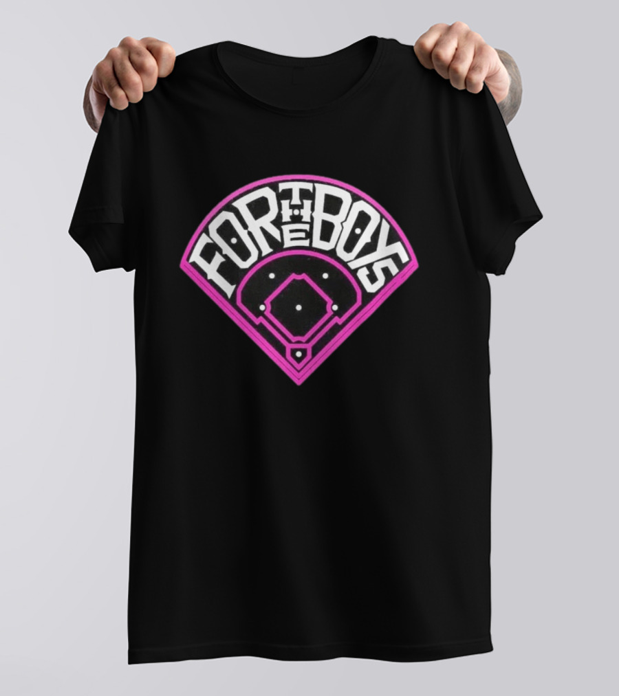 For The Boys Baseball Diamond Sports Field T-Shirt