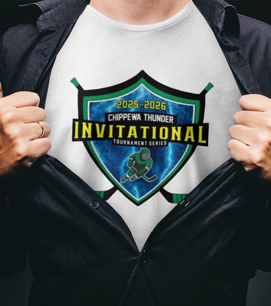 Chippewa Thunder 2025 2026 Invitational Tournament Series T-Shirt