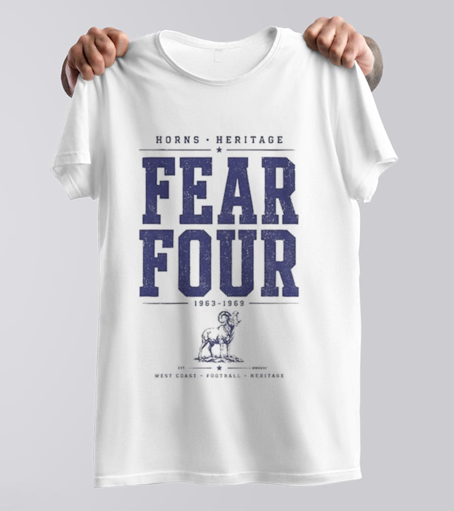 Horns Heritage Fear Four 1963 1969 Lion T-Shirt