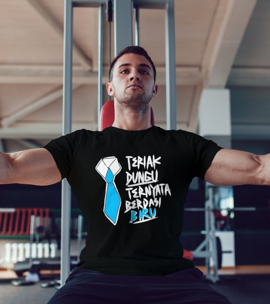 Teriak Dungu Ternyata Berdasi Biru Meme Indonesia T-Shirt