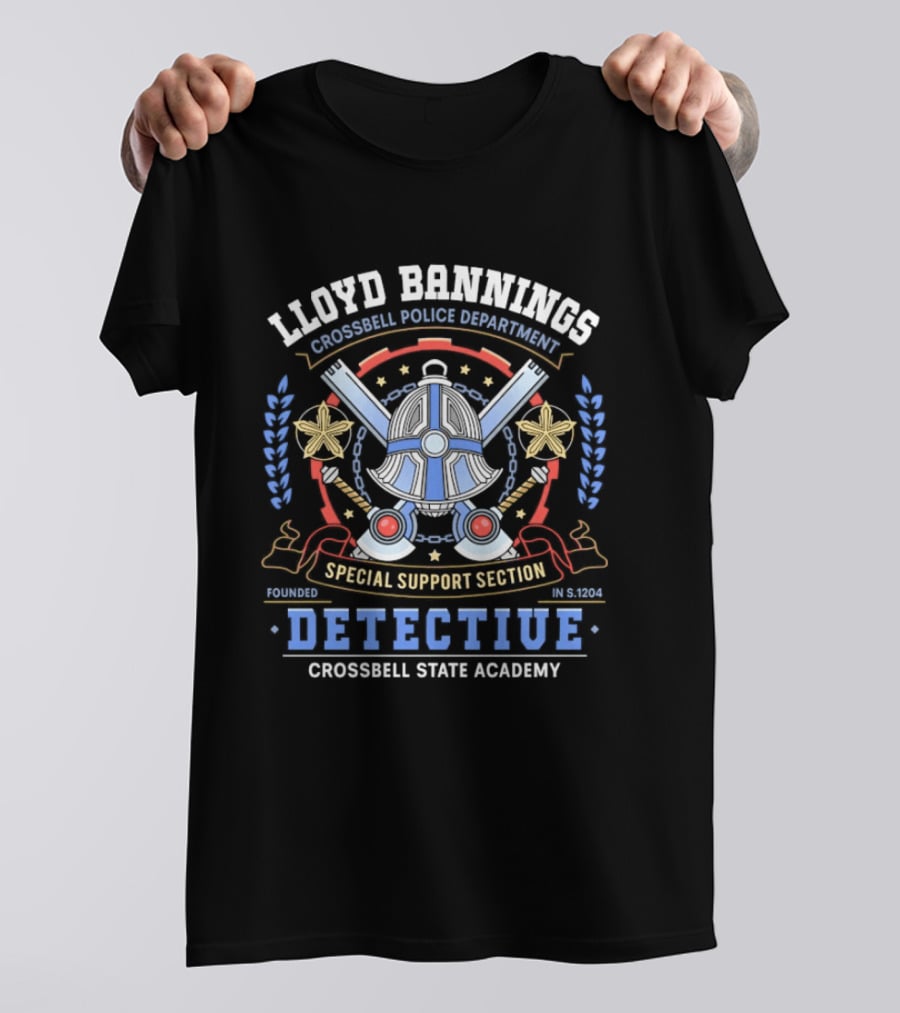 Lloyd Bannings Crossbell Police Department Special Support Section Detective Crossbell State Academy T-Shirt