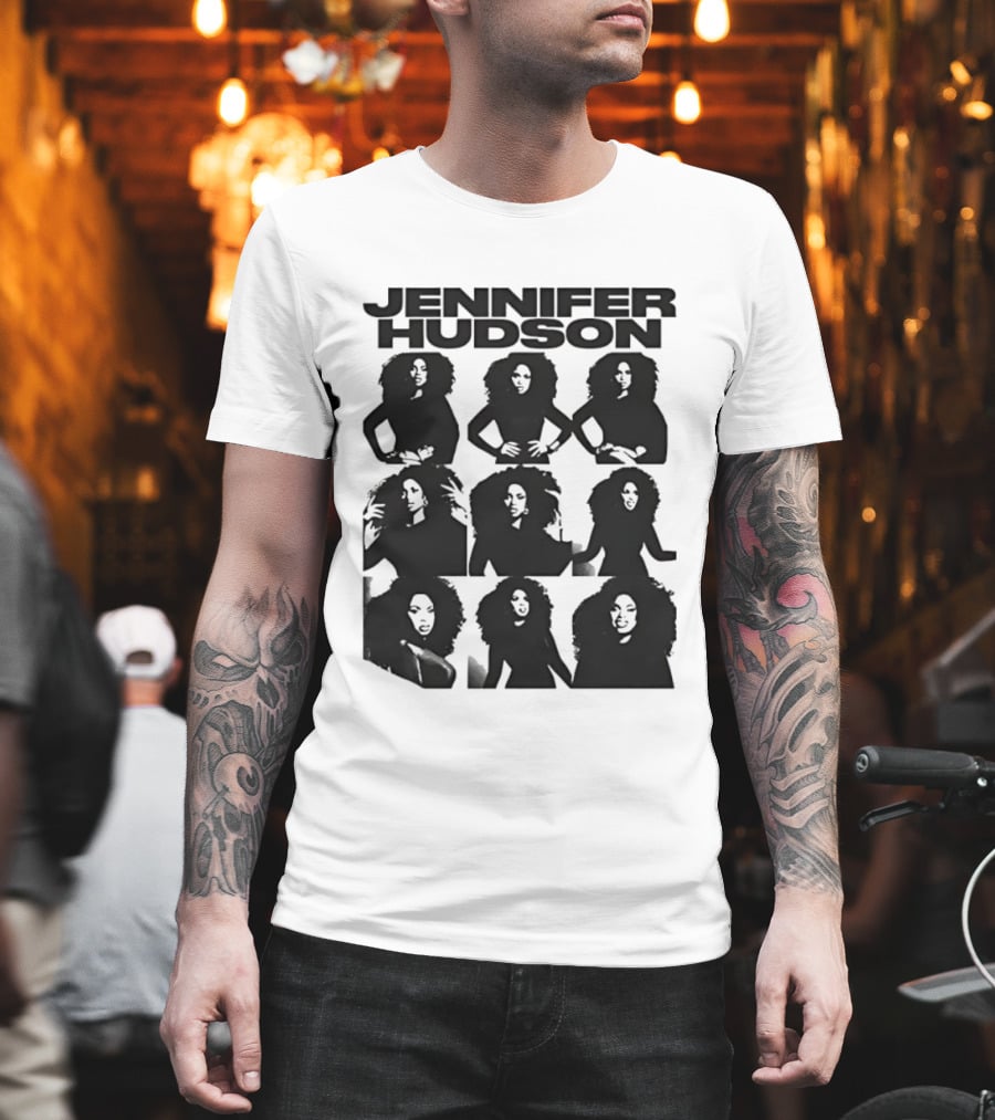 Jennifer Hudson Singer Actress Icons Collection T-Shirt