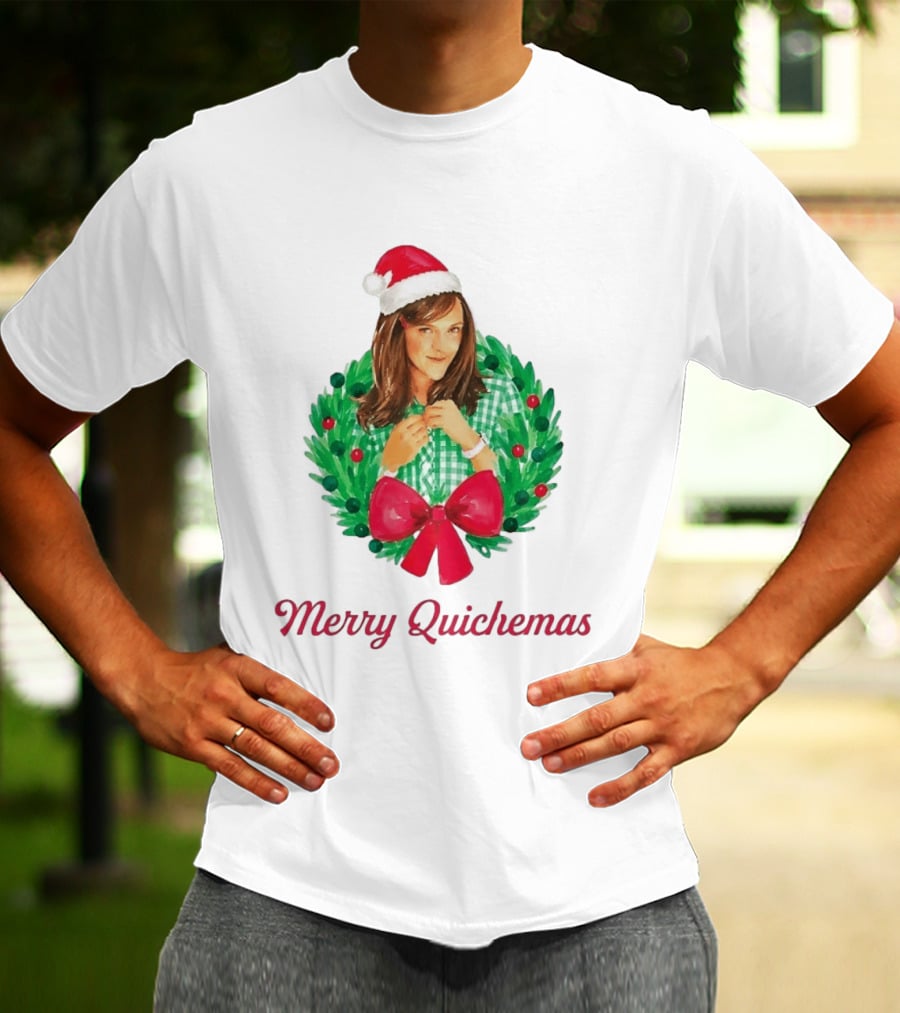 Merry Quichemas Leslie Knope Parks And Recreation Christmas Wreath T-Shirt