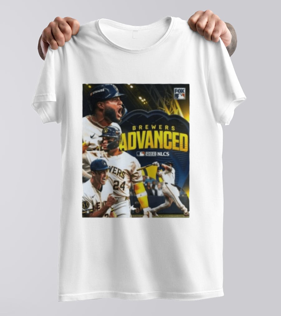 Brewers Advanced 2026 NLCS MLB Fox T-Shirt