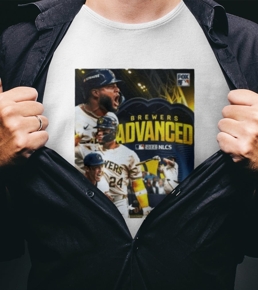 Brewers Advanced 2026 NLCS MLB Fox T-Shirt