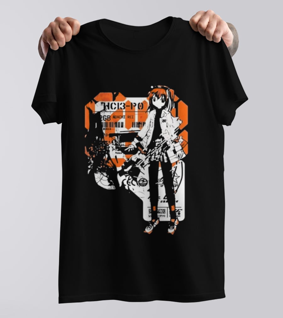 Adachi Rei HC3 PO 32GB Cybernetic Anime T-Shirt
