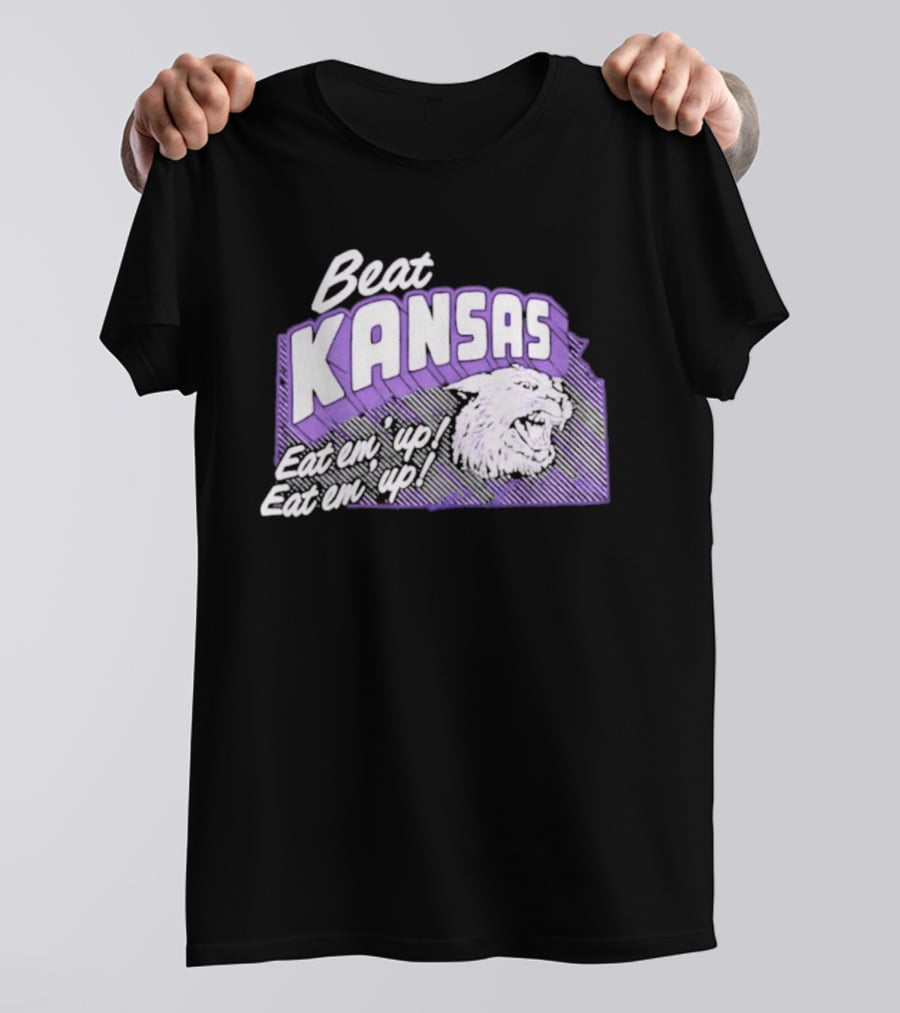 Beat Kansas Eat Em Up Eat Em Up Football Rivalry T-Shirt