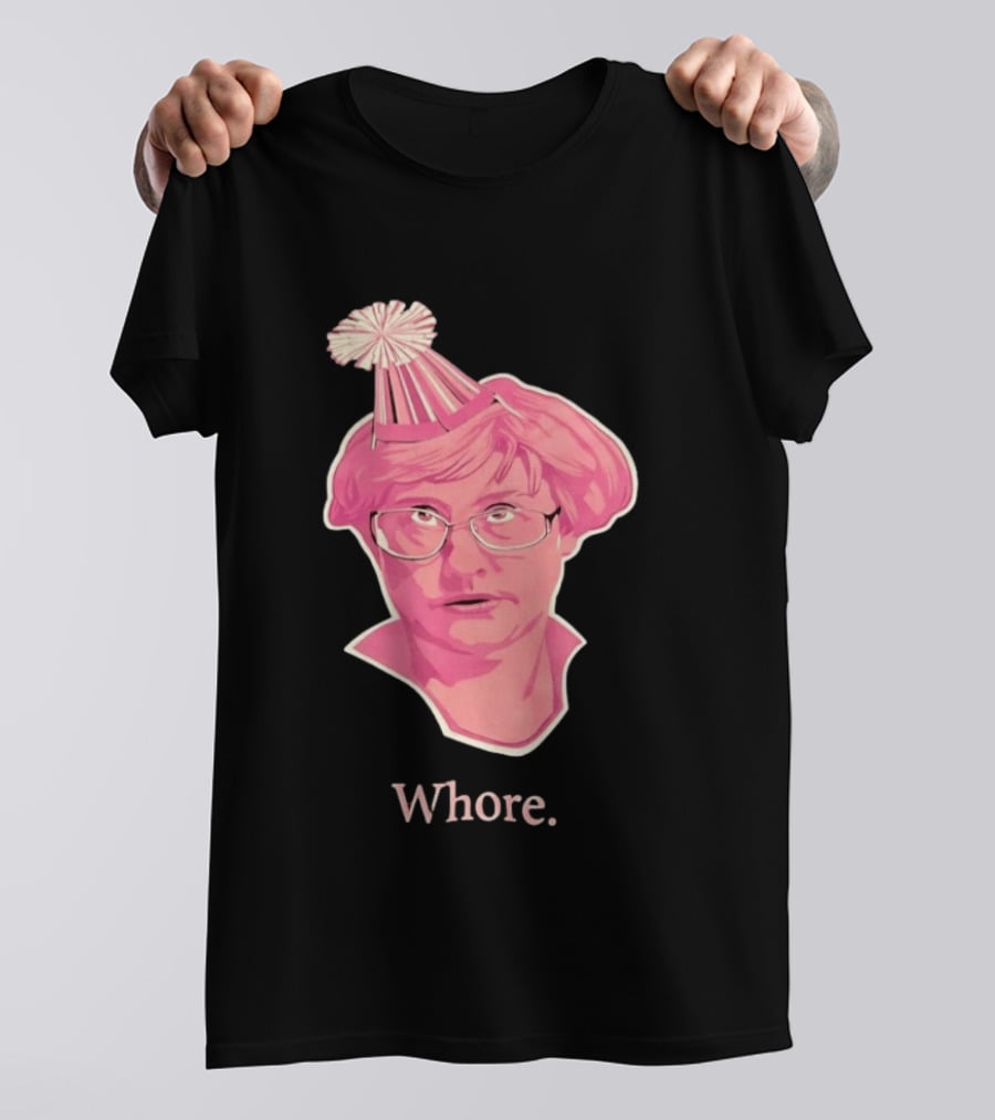 Paula Deen Party Hat Whore Meme Celebrity T-Shirt