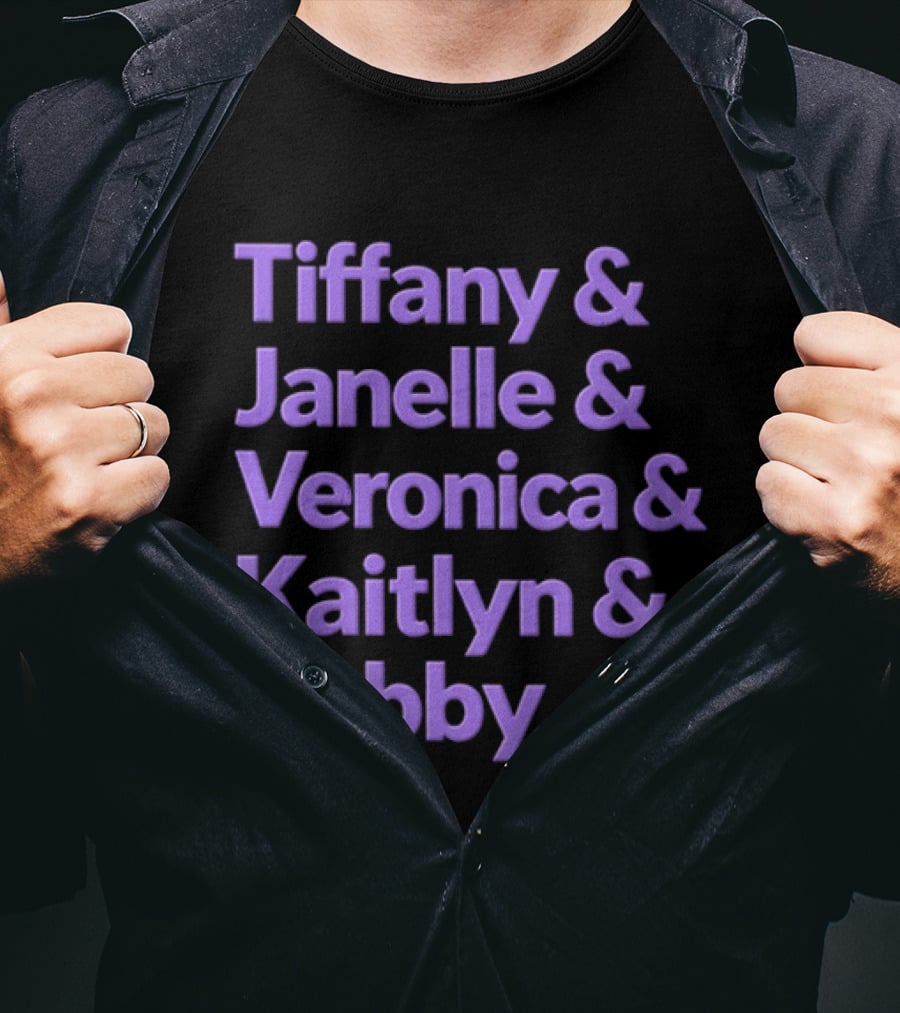 Tiffany Janelle Veronica Kaitlyn Gabby Golden State Valkyries WNBA T-Shirt