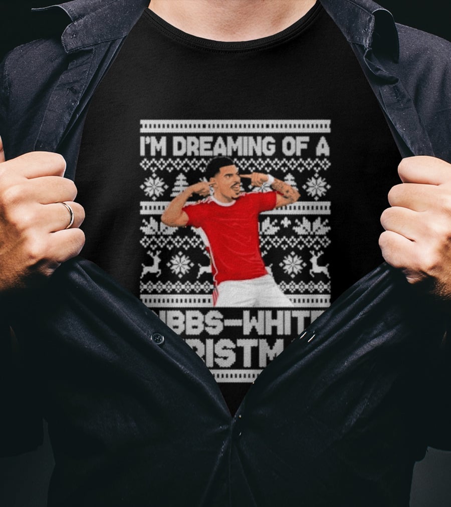 I'm Dreaming Of A Gibbs White Christmas Festive Knit T-Shirt