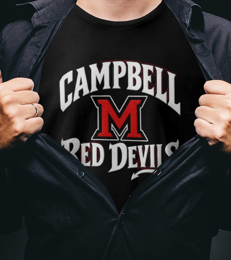 Campbell M Red Devils NCAA T-Shirt