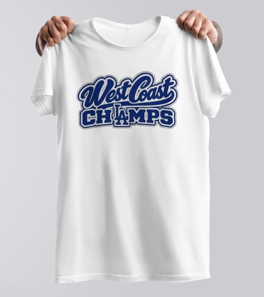 Los Angeles Dodgers West Coast Champs LA MLB T-Shirt
