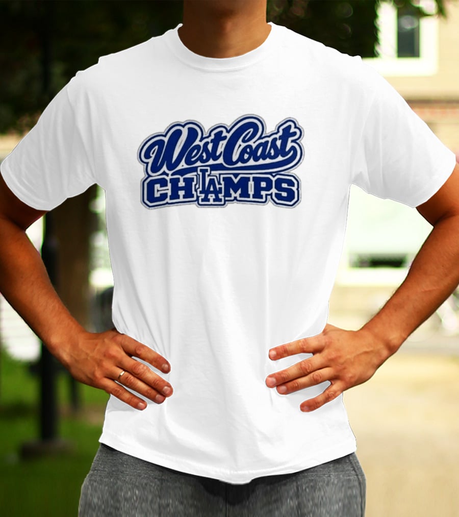 Los Angeles Dodgers West Coast Champs LA MLB T-Shirt