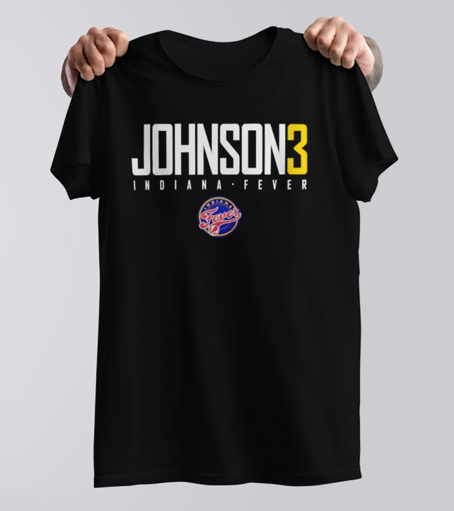 Johnson 3 Indiana Fever WNBA Basketball Team Jersey Fever T-Shirt