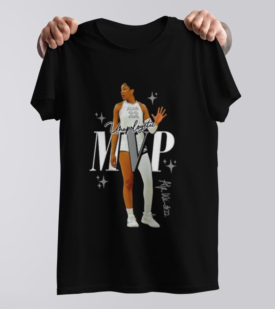 Unapologetic MVP Aja Wilson Las Vegas Aces WNBA T-Shirt