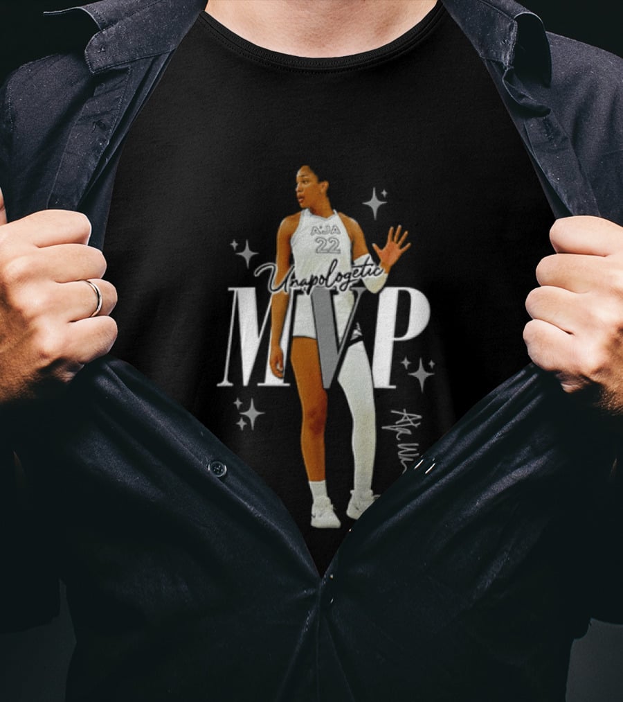 Unapologetic MVP Aja Wilson Las Vegas Aces WNBA T-Shirt
