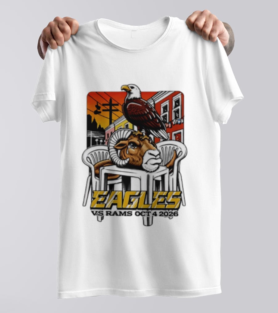 Eagles Vs Rams October 4 2026 Philadelphia Matchup T-Shirt
