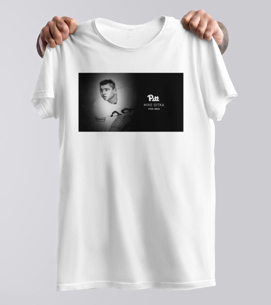 Pitt Remembers Football Icon Mike Ditka 1939 2026 T-Shirt