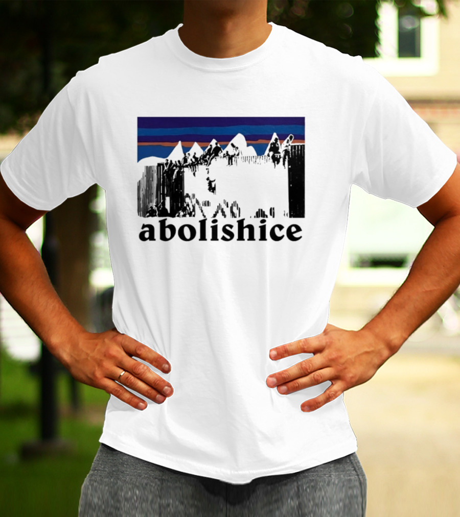 Abolish ICE Mountain Activism Scenic Protest T-Shirt