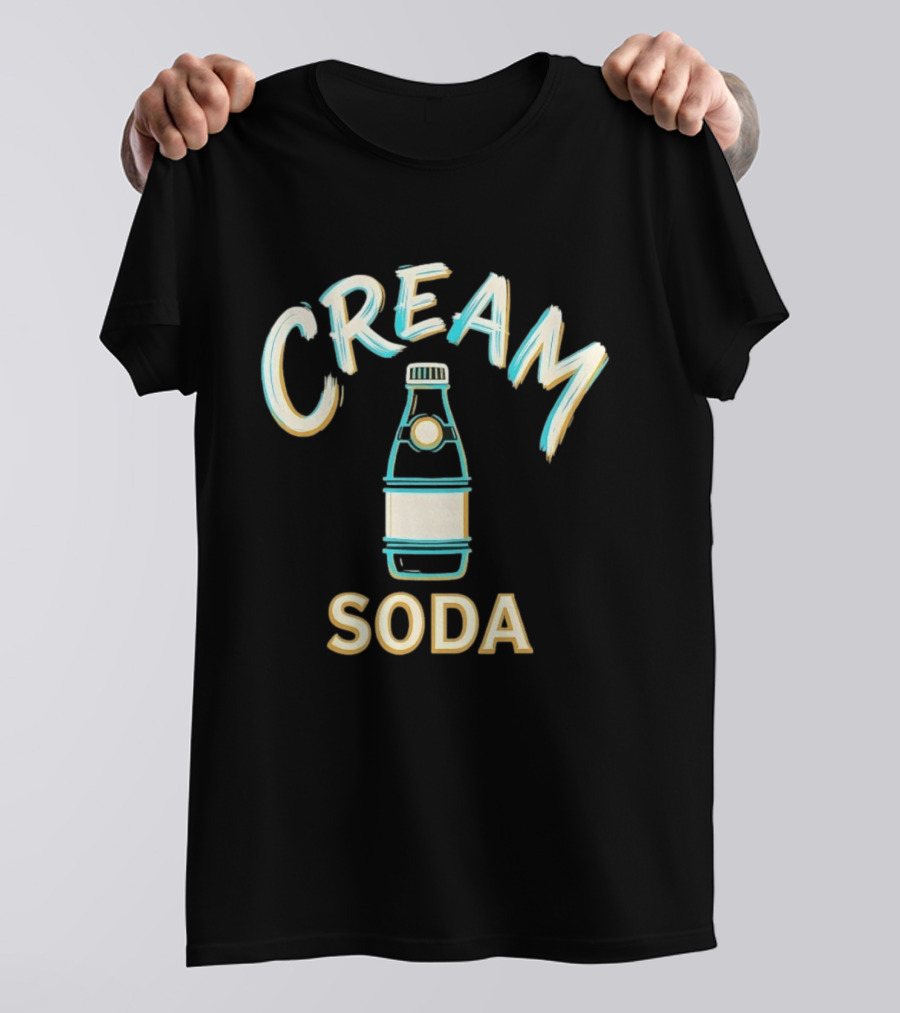 Cream Soda Bottle Drink Beverage T-Shirt