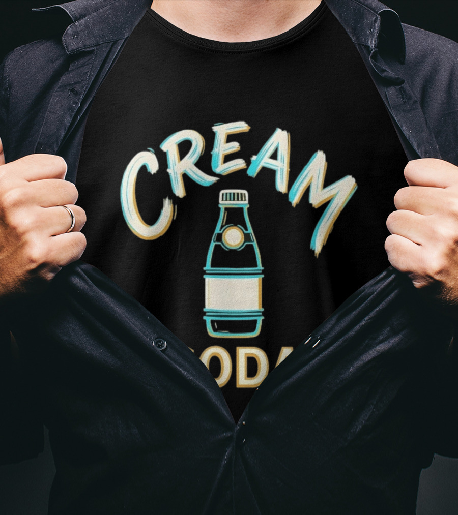 Cream Soda Bottle Drink Beverage T-Shirt
