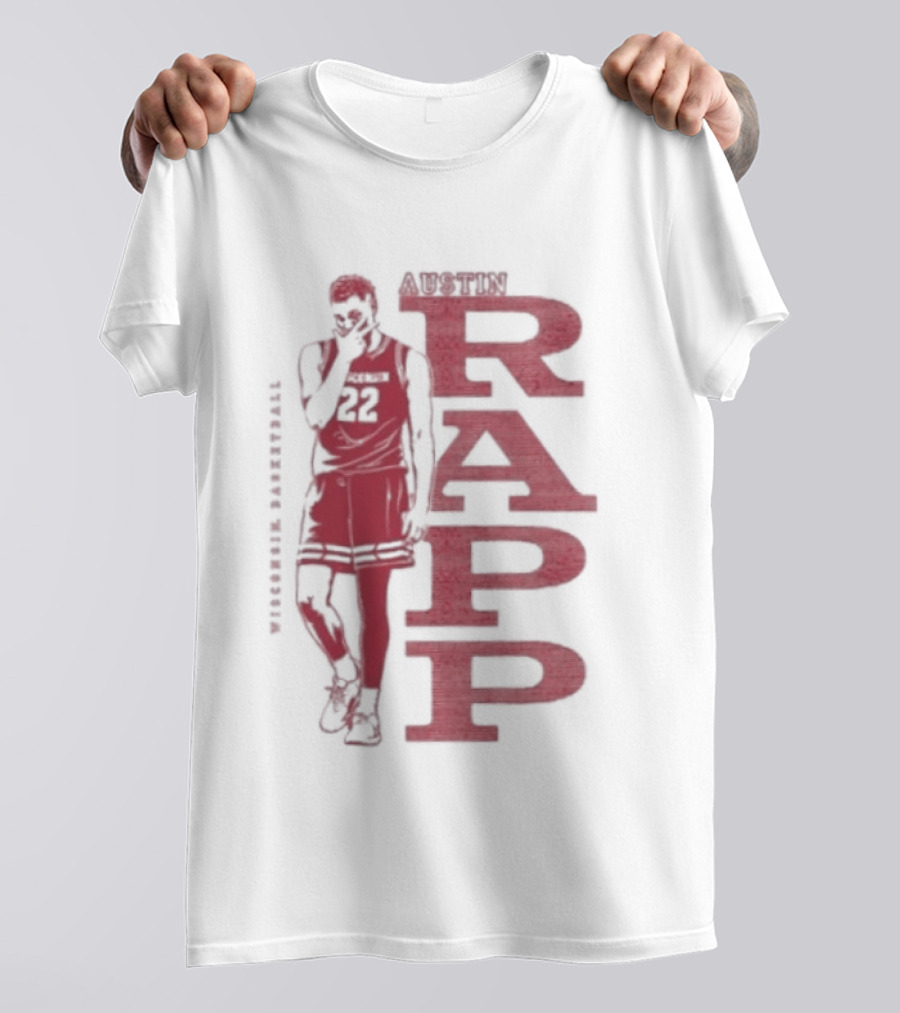 Austin Rapp Wisconsin Basketball 22 NCAA T-Shirt
