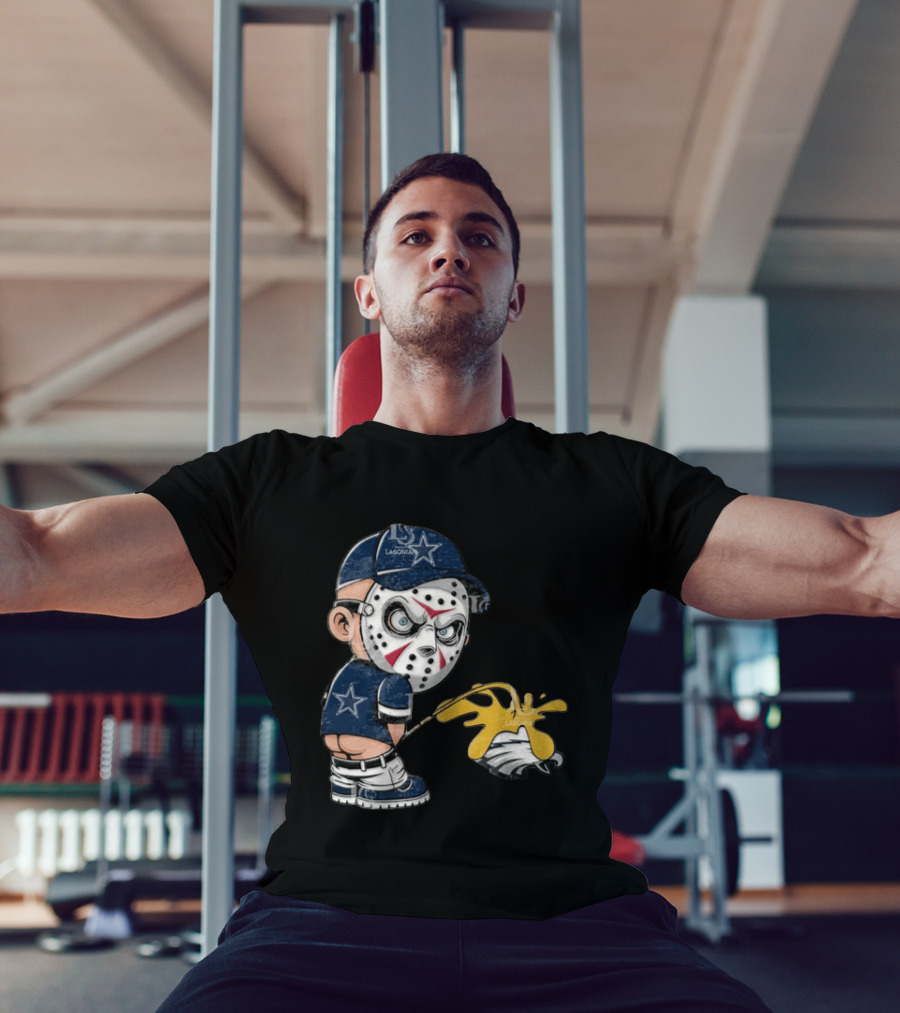 Dallas Cowboys Jason Voorhees Pissing On Philadelphia Eagles T-Shirt
