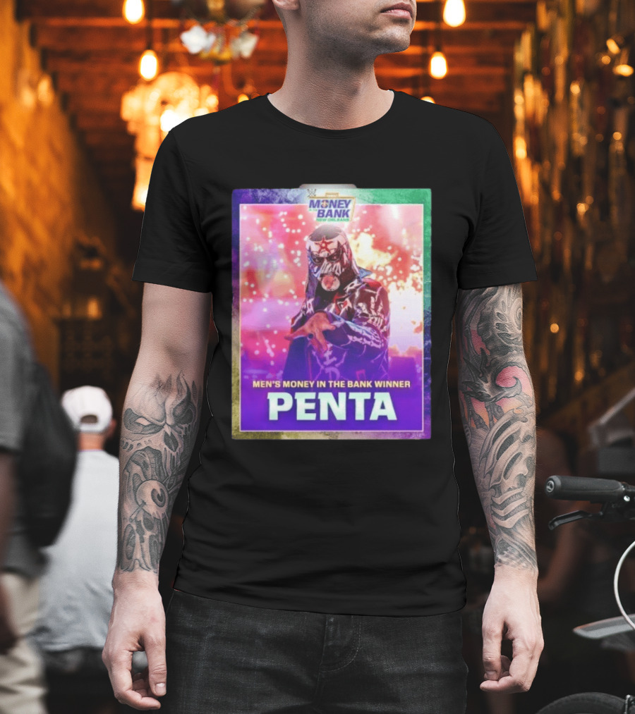 Penta Men's Money In The Bank Winner New Orleans Wrestler T-Shirt