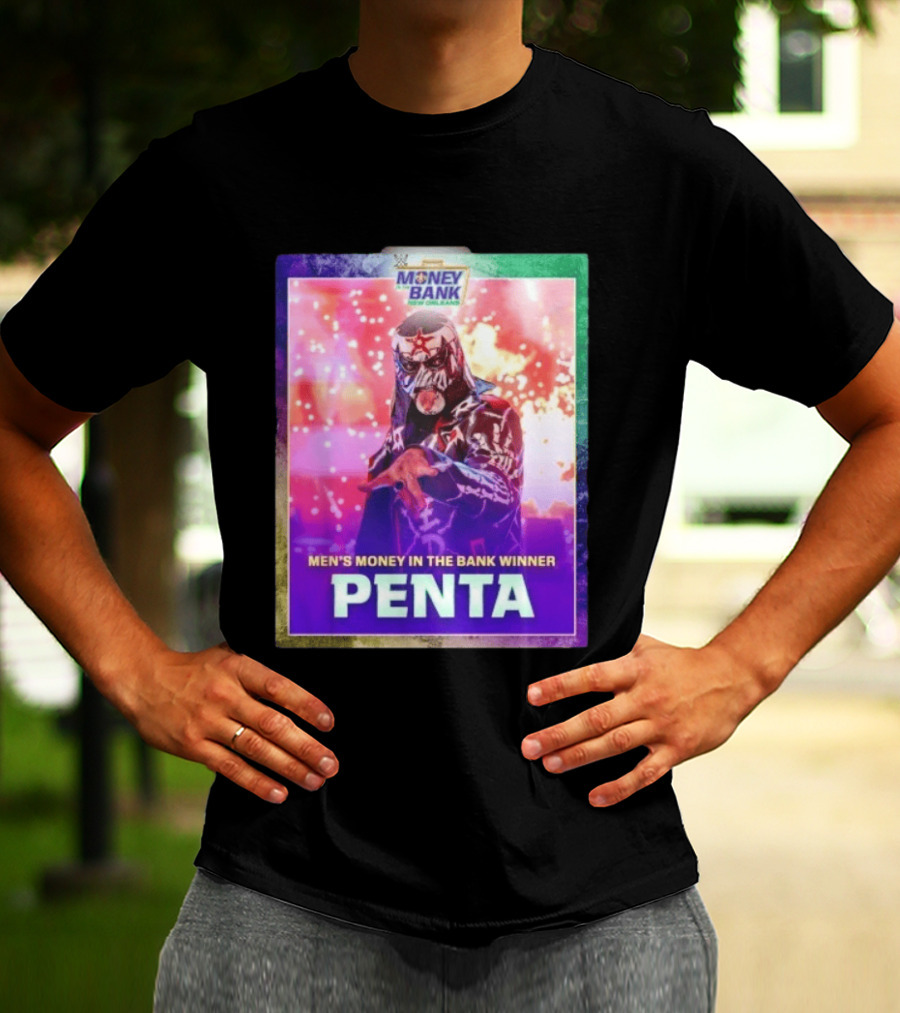 Penta Men's Money In The Bank Winner New Orleans Wrestler T-Shirt