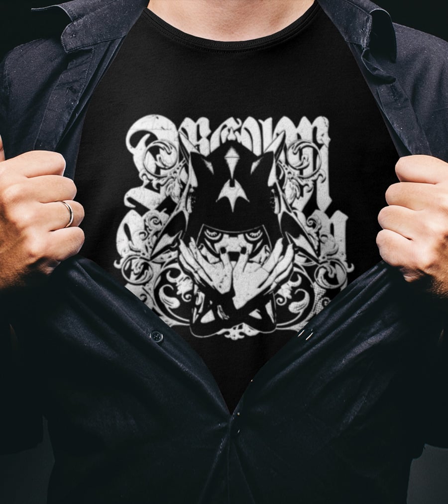 Dream Gothic Dark Anime Fox Tattoo T-Shirt