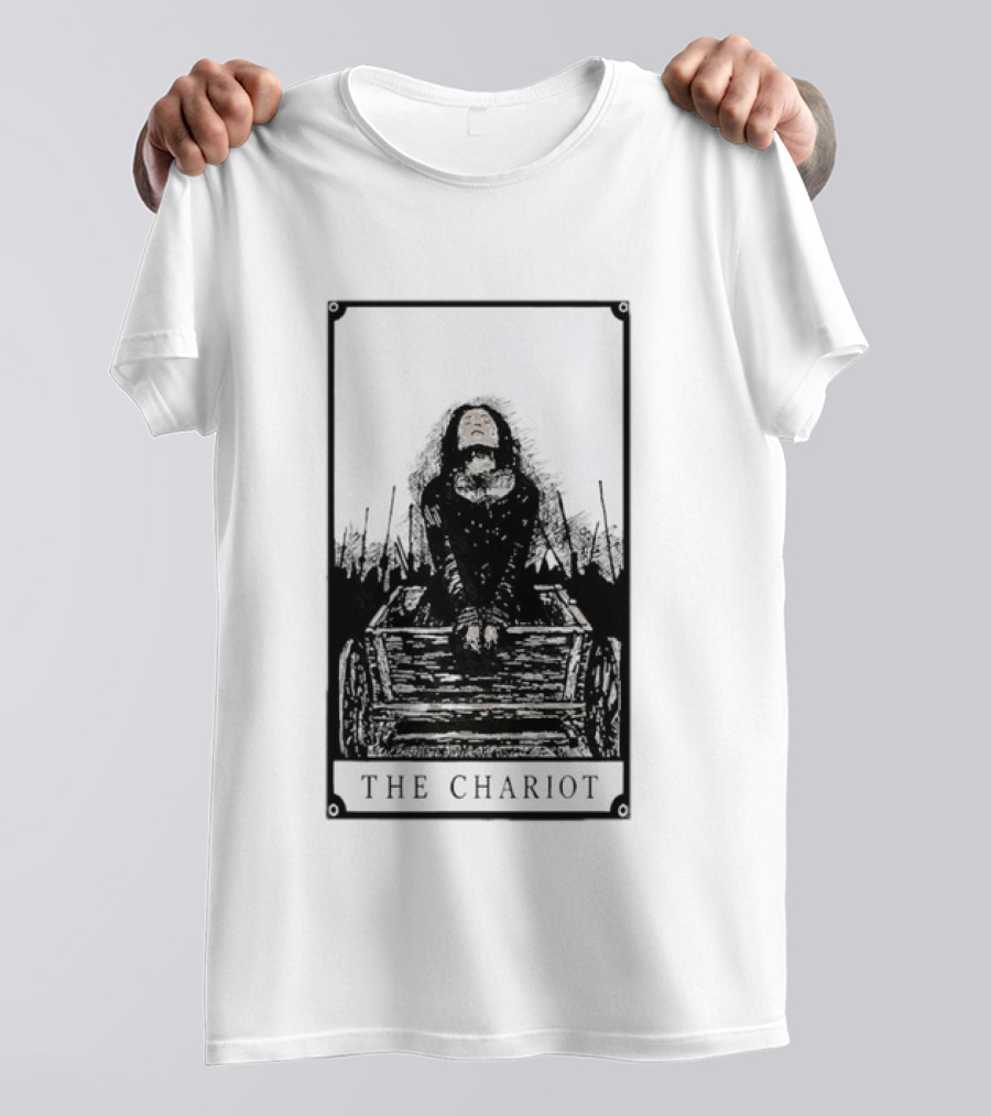 The Chariot Tarot Card Occult Divination Mystical Art Tarot Reading T-Shirt
