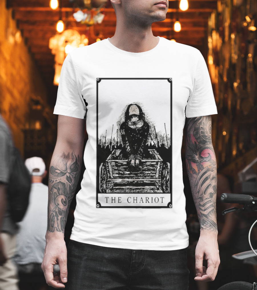 The Chariot Tarot Card Occult Divination Mystical Art Tarot Reading T-Shirt