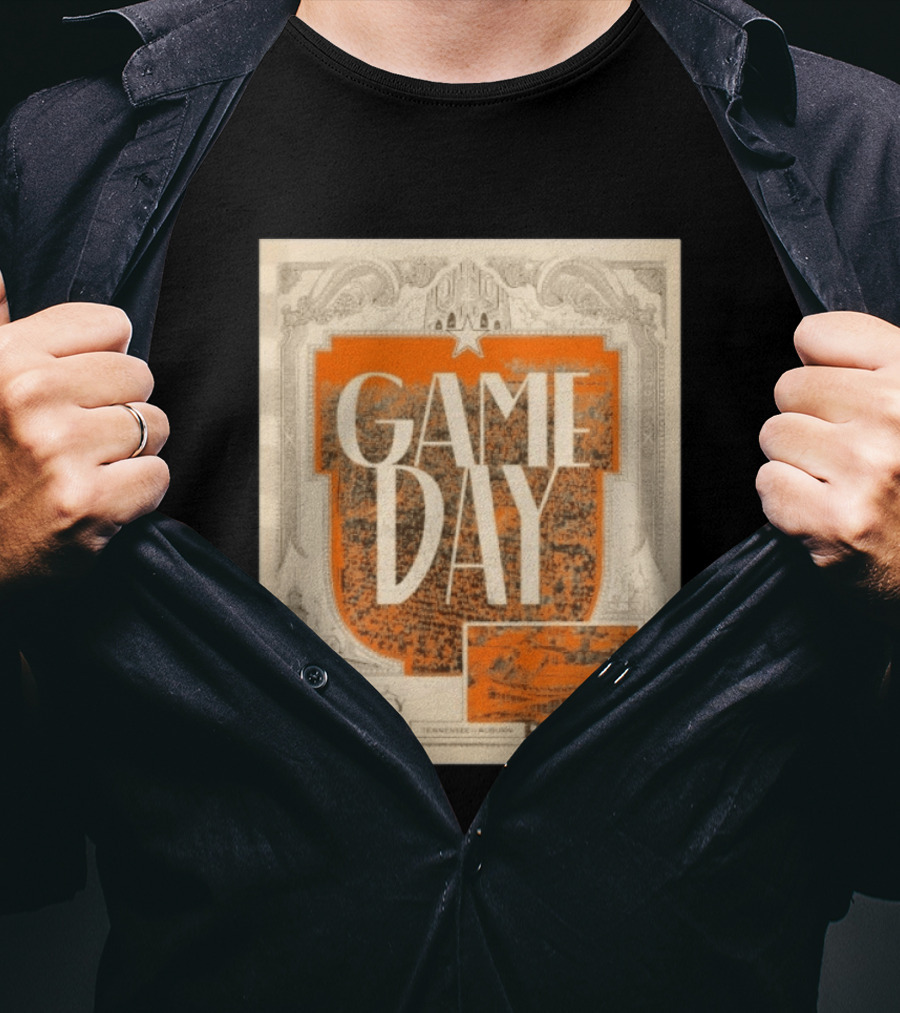 Tennessee Auburn Game Day Neyland Legacy Stadium Matchup T-Shirt