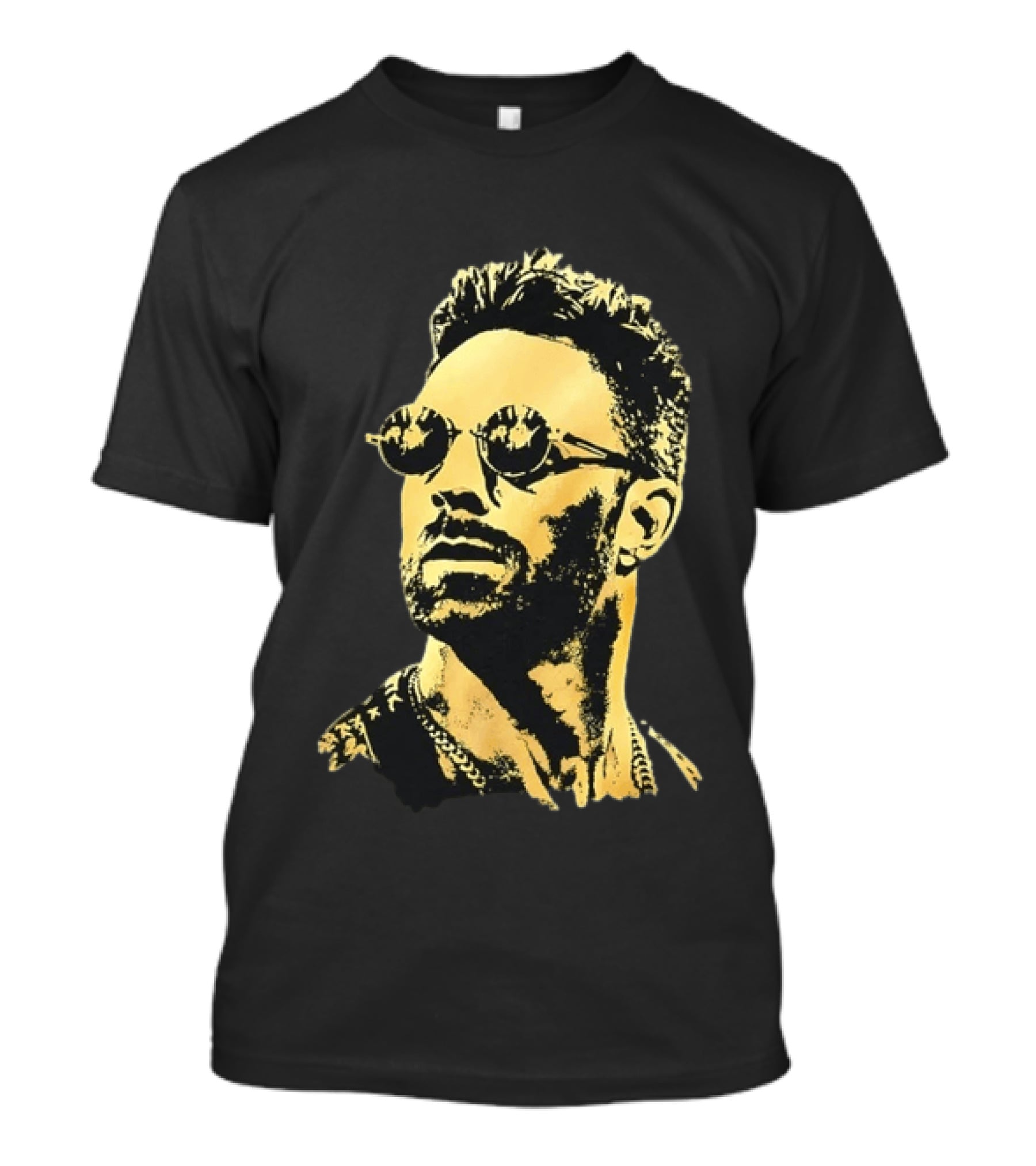 Gold Foil Adam Levine Maroon 5 T-Shirt