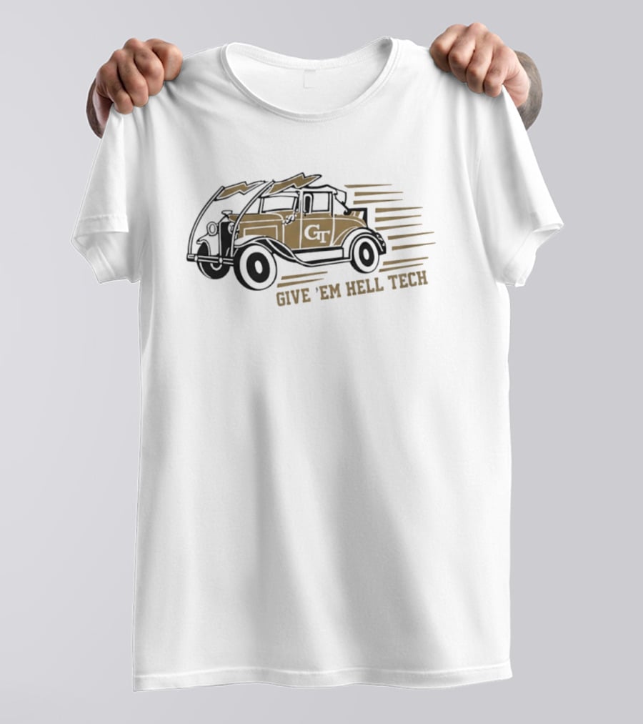 GT Ramblin' Wreck Give 'Em Hell Tech T-Shirt