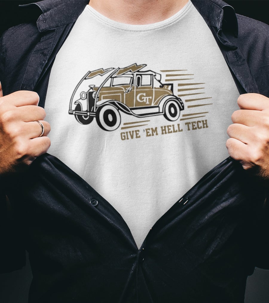 GT Ramblin' Wreck Give 'Em Hell Tech T-Shirt