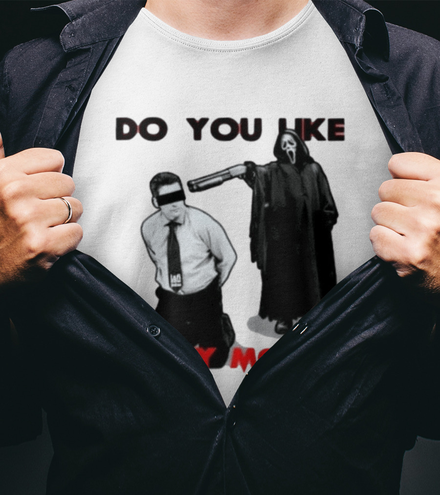 Ghostface Do You Like Scary Movies Bootleg T-Shirt